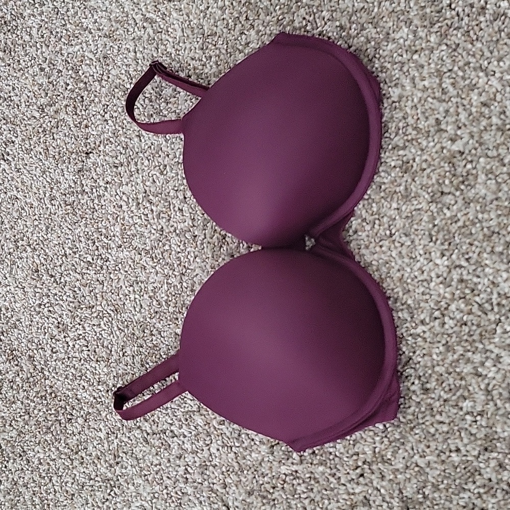 Pink push up bra